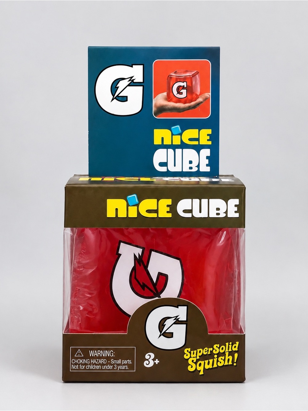 Gatorade G Red Nice Cube Solid Squishy Fidget Toy